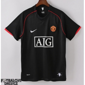 Manchester United 2007-2008 Retro Venkovní Dres Krátký Rukáv Manchester United 2007-2008 Retro Venkovní Dres Krátký Rukáv